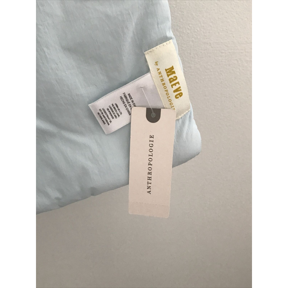NWT ANTHROPOLOGIE Maeve Quilted Puffer Scarf, Powder Light Blue, 11.5 x 52” EUC - Picture 11 of 11